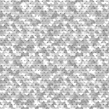 Seamless Silver Texture Of Fabric With Sequins