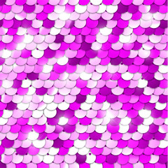 Wall Mural - seamless pink sequined texture - vector illustration eps10