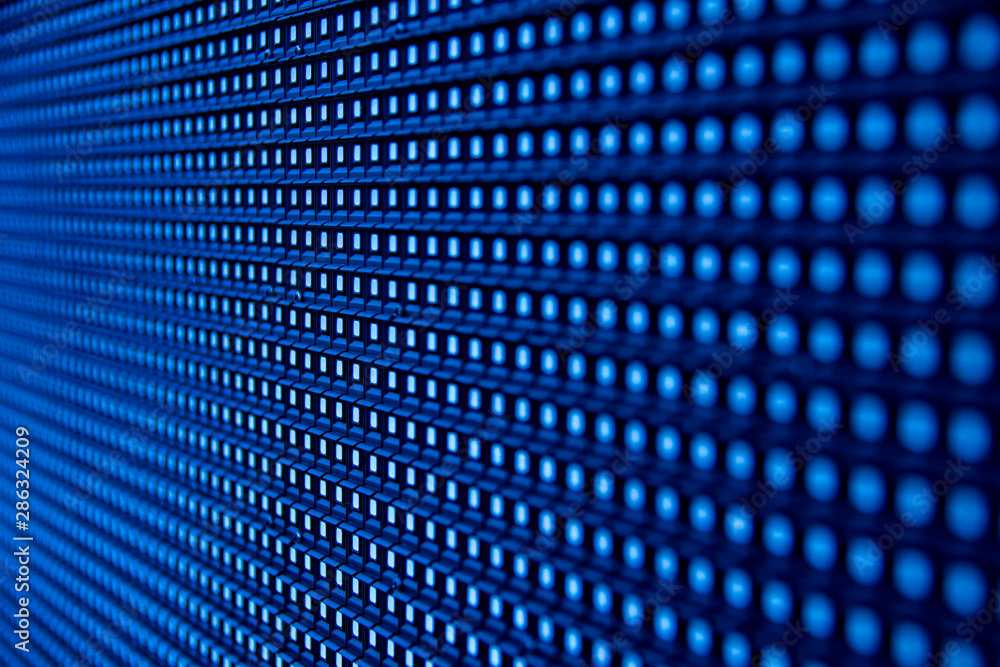 RGB LED Pixel Pitch - Red Green Blue - Color Mixing LEDS. Perspective ...