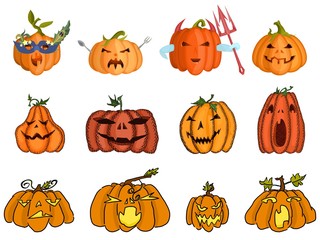 sketch pumpkin doodle drawing flat selection art