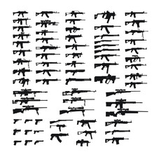 Firearms Silhouettes Big Pack