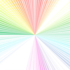 Poster - Ray of colorful light