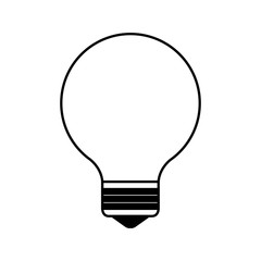 Wall Mural - bulb light think idea icon