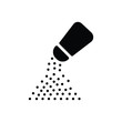 Black solid icon for salt salty 