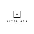 © SUPERGHONAM - interior logo design.symbol  of lamp vector template
