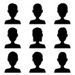 © maribom - People icons set isolated on white background. Vector illustration
