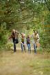 © aletia2011 - Portrait of family of four in park