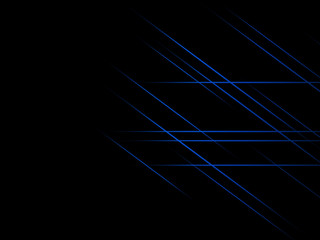 Abstract blue background with light lines. Speed motion design. Dynamic sport texture. Technology stream  illustration