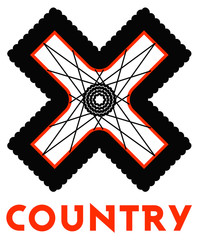 Sticker - X COUNTRY VTT Cross Country XC 3