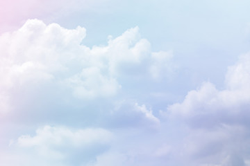 Wall Mural - cloud background with a pastel colour