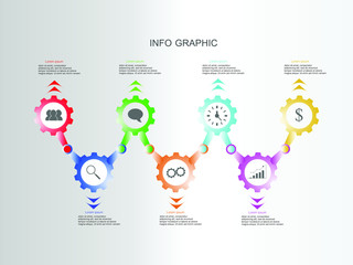 timeline infographic icons designed for abstract background template