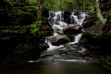 Wall Mural - Miners Run Falls - McIntyre Wild Area - Scenic Waterfall - Pennsylvania