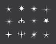 sparkle light star vector illustration design