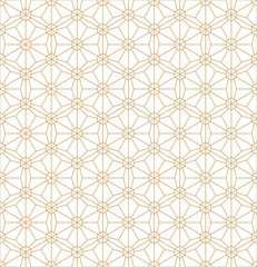 Wall Mural - vector seamless geometric pattern. gold linear pattern. wallpapers for your design.
