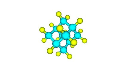 Sticker - Rotating adamantane molecular structure video