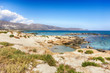 Mediterranean seashore landscape in summer