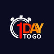 © Arif Arisandi - 1 day to go last countdown icon. Vector illustration