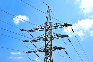 High voltage electric line