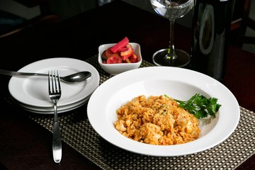 Wall Mural - Fried rice on plate