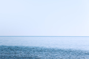 Blue Baltic sea in nice summer day.