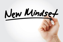 New Mindset Text With Marker, Business Concept