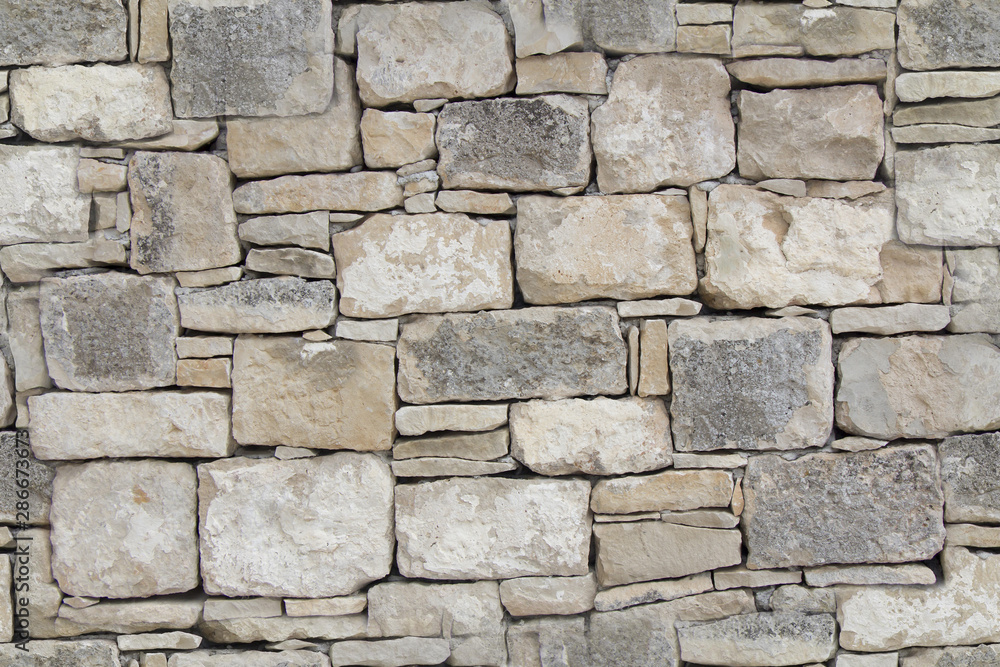 Dry stone wall as seamless background - obrazy, fototapety, plakaty 