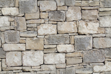 dry stone wall as seamless background