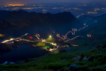  Night scene on Fagaras mountain