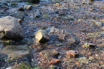 Wall Mural - Stone embankment on the background of the sea