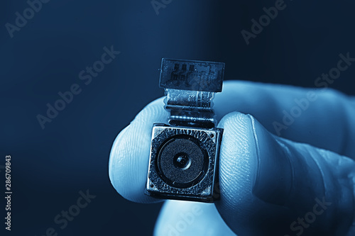 Fotografía mini spy camera / small video camera, mini, security concept