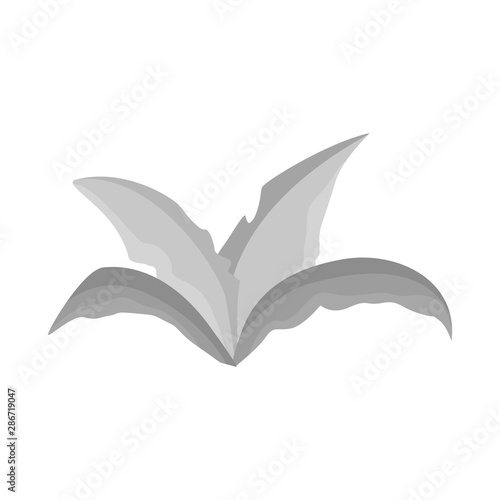 Cuadros en Lienzo Vector design of shrubbery and field logo