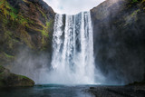 skogafoss waterfall in Iceland