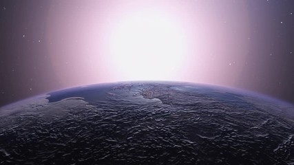 Wall Mural - earth in space