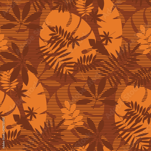 Terracotta color tropical l...