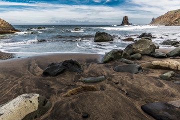 Wall Mural - Low tide on the Atlantic ocean