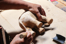 Elephant Carving Handmade Crafts