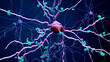 Death of neurons in the aging brain or Proteins in neurons