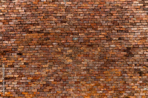 Red brick wall texture and background, can be used as wallpaper and background.