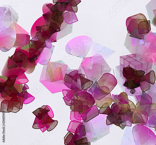 Abstract texture background. Digital painting artwork. Hand drawn artistic pa...