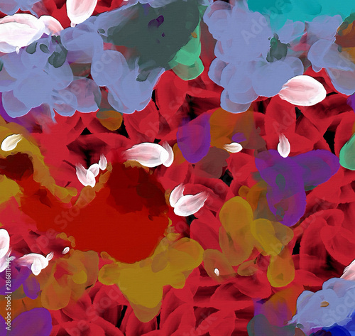 Abstract texture background. Digital painting artwork. Hand drawn artistic pa...