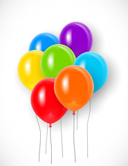 Canvas Print - Bright colorful balloons