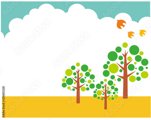 木 森 夏 ポップ イラスト メッセージカード 背景 鳥 カード 可愛い Buy This Stock Vector And Explore Similar Vectors At Adobe Stock Adobe Stock