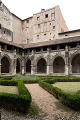 Wall Mural - Medieval Cloister of Saint Etienne Cathedral in Cahors, Occitanie, France