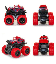 Bigfoot Toy Car On A White Background. View From Four Sides.