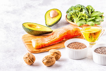 Poster - Animal and vegetable sources of omega-3 acids.