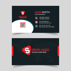 Wall Mural - Eye-Catching and Creative Business Card Design Template