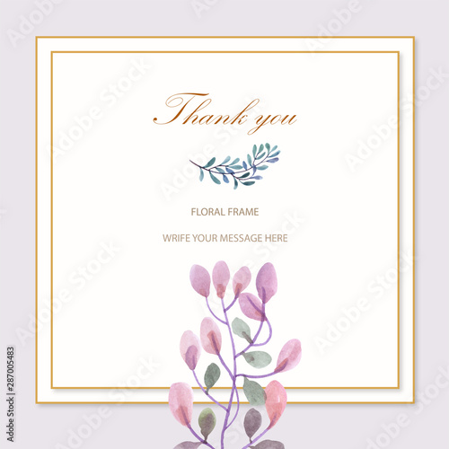 card with flowers