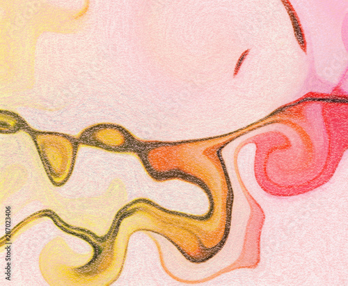 Abstract texture background. Art wallpaper. Colorful digital painting design....