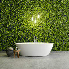 Sticker - Bathroom garden