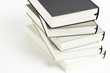 A Disarrayed Stack OF Cloth Bound Books